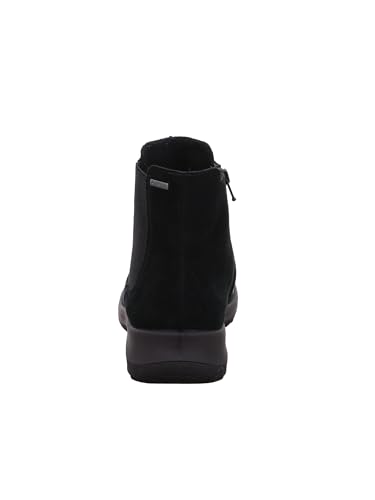 Legero Botas suaves para mujer Gore-Tex Chelsea ligeramente forradas, Negro 0000, 39 EU