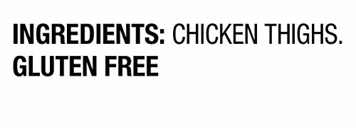Just Bare Chicken Natural Fresh Chicken Thighs | No Antibiotics Ever | Boneless | Skinless | 1.25 LB