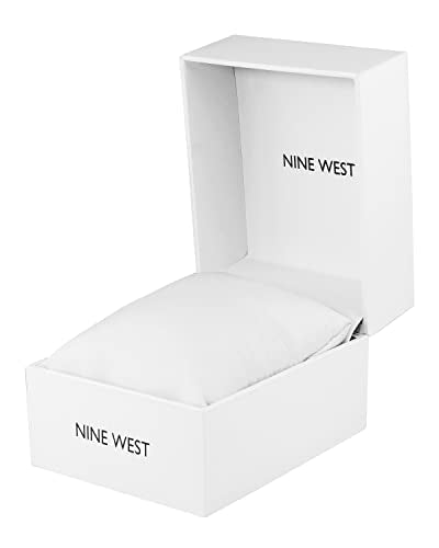 Nine West Women's Genuine Crystal Accented Bracelet Watch