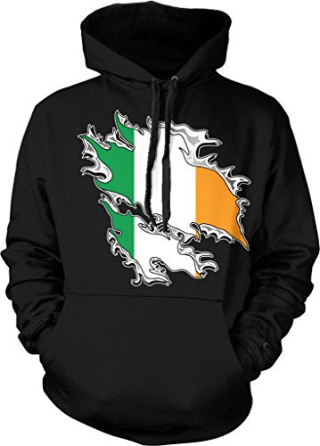 NOFO Clothing Co Irish Flag, St. Patrick's Day, Irish Pride, Flag of Ireland Hooded Sweatshirt