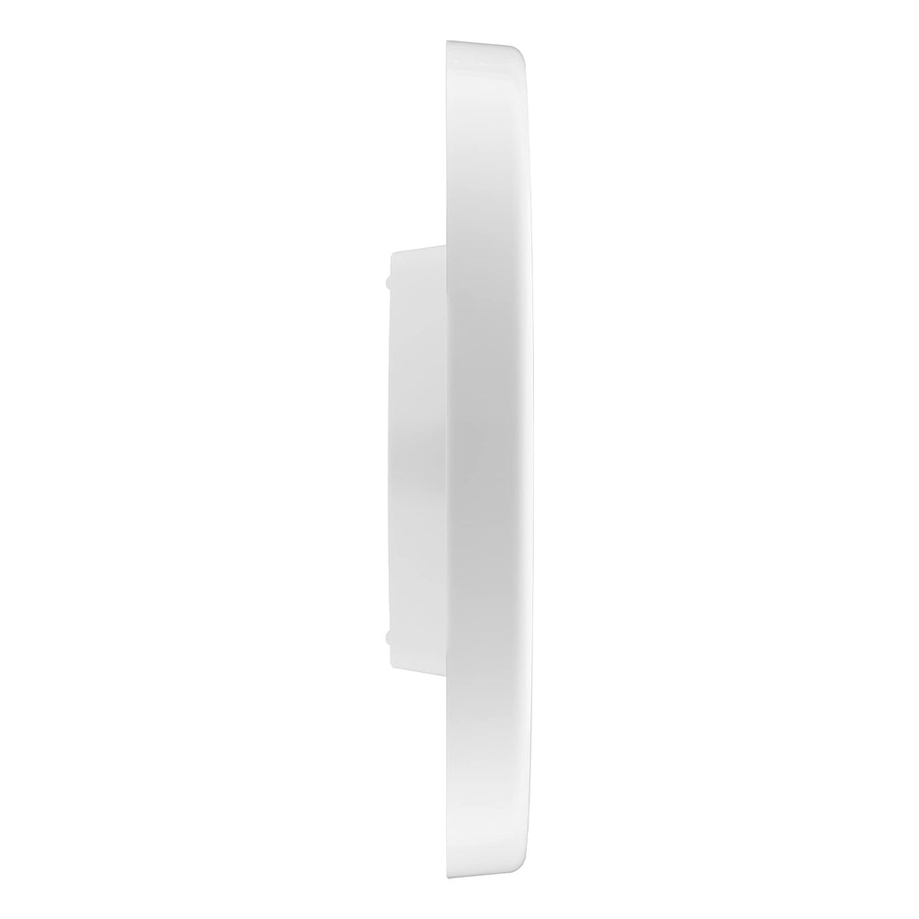 Titan Contemporary Blue Wall Clock with White Dial, Minimal Design, Silent Sweep, Model W0055PA02 | 32.5 cm x 32.5 cm x 5.0 cm