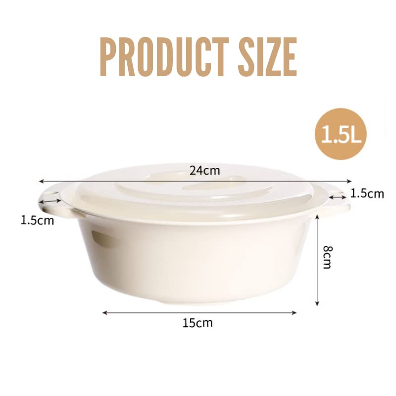 Sanada Microwave Oven Ramen Noodle Bowl Cooker