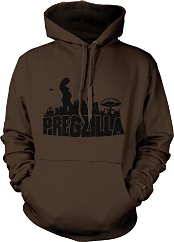 NOFO Clothing Co Pregzilla, Crazy Pregnant Wife, Pregnant, Pregnant Queen Hooded Sweatshirt