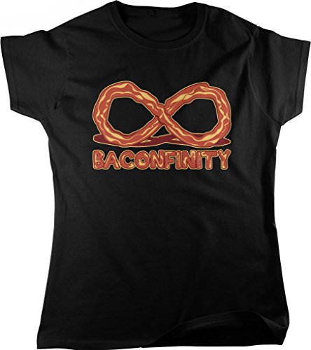 NOFO Clothing Co Baconfinity, I Love Bacon, Bacon Forever, Bacon Strip Women's T-Shirt