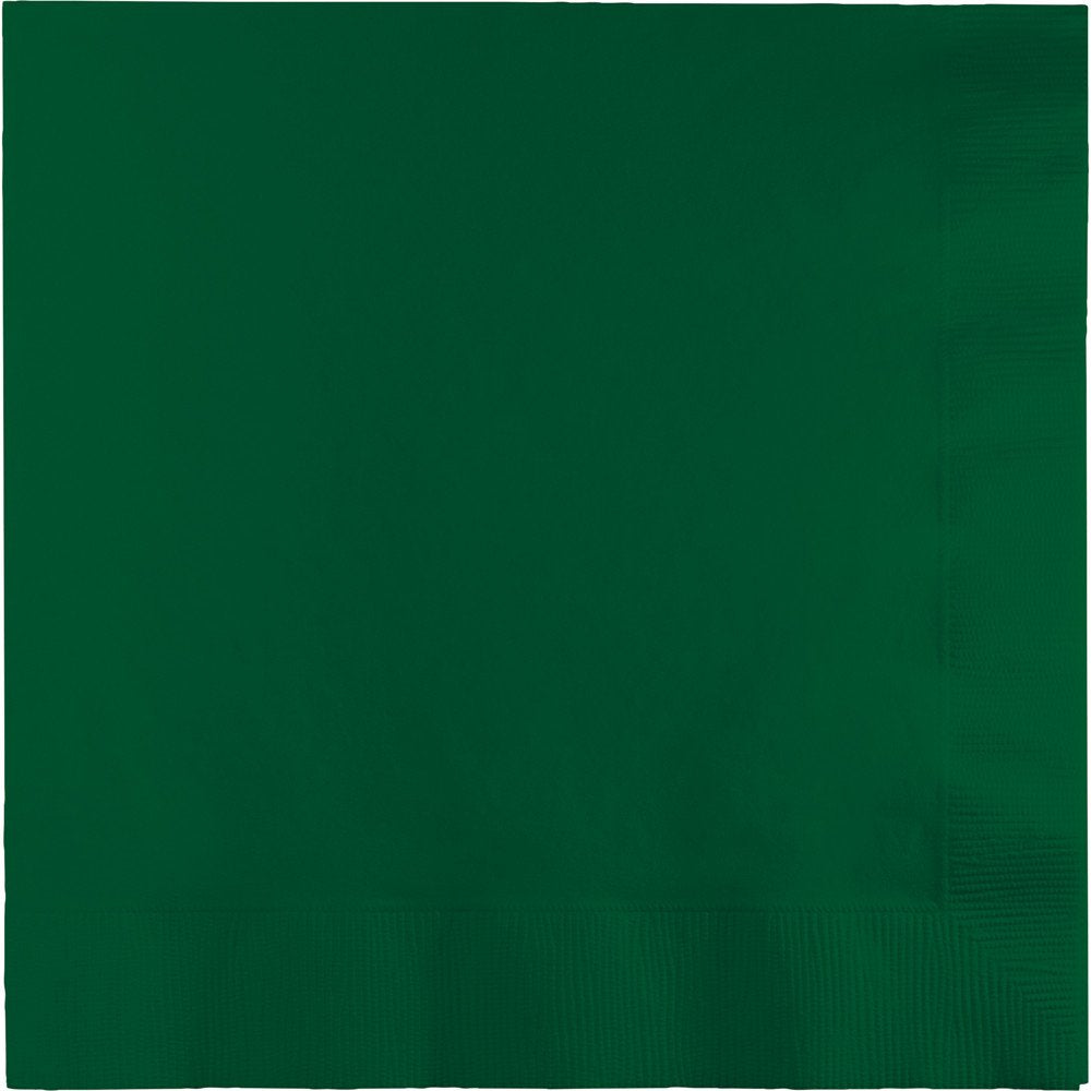 Creative Converting Touch of Color peçete, 2 katlı peçete, öğle yemeği için, 900 Count Hunter Green