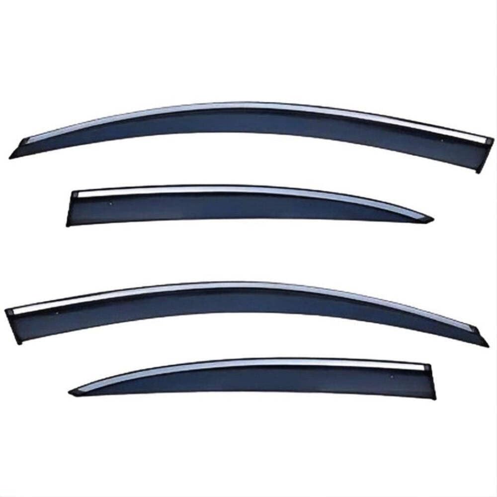 Car Craft Compatible With Bmw 3 Series G20 2019-2023 Rain Shine Side Window Wind Deflectors Rain Sun Guard Door Visor Doorvisor Deflector Visor Shades Ventvisor Strip Short CC-7674