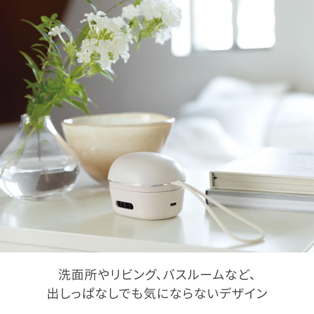 FESTINO SMHB-045 EMS Head Spa, Mini (SMHB-045), Waterproof, Lightweight, USB Rechargeable, Electric, Scalp, Gift (White)