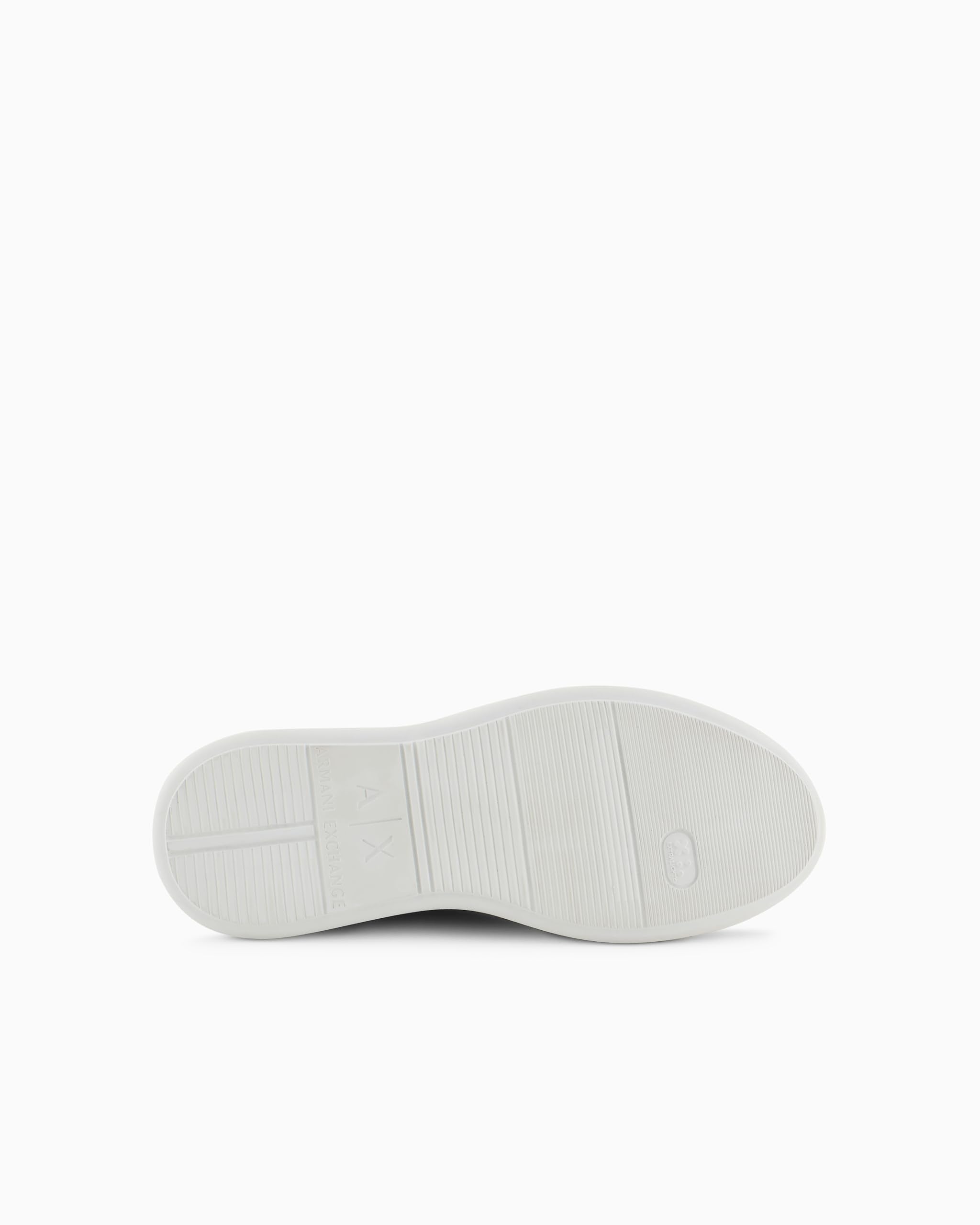 Armani Exchange Zapatillas de Piel Solid Negro