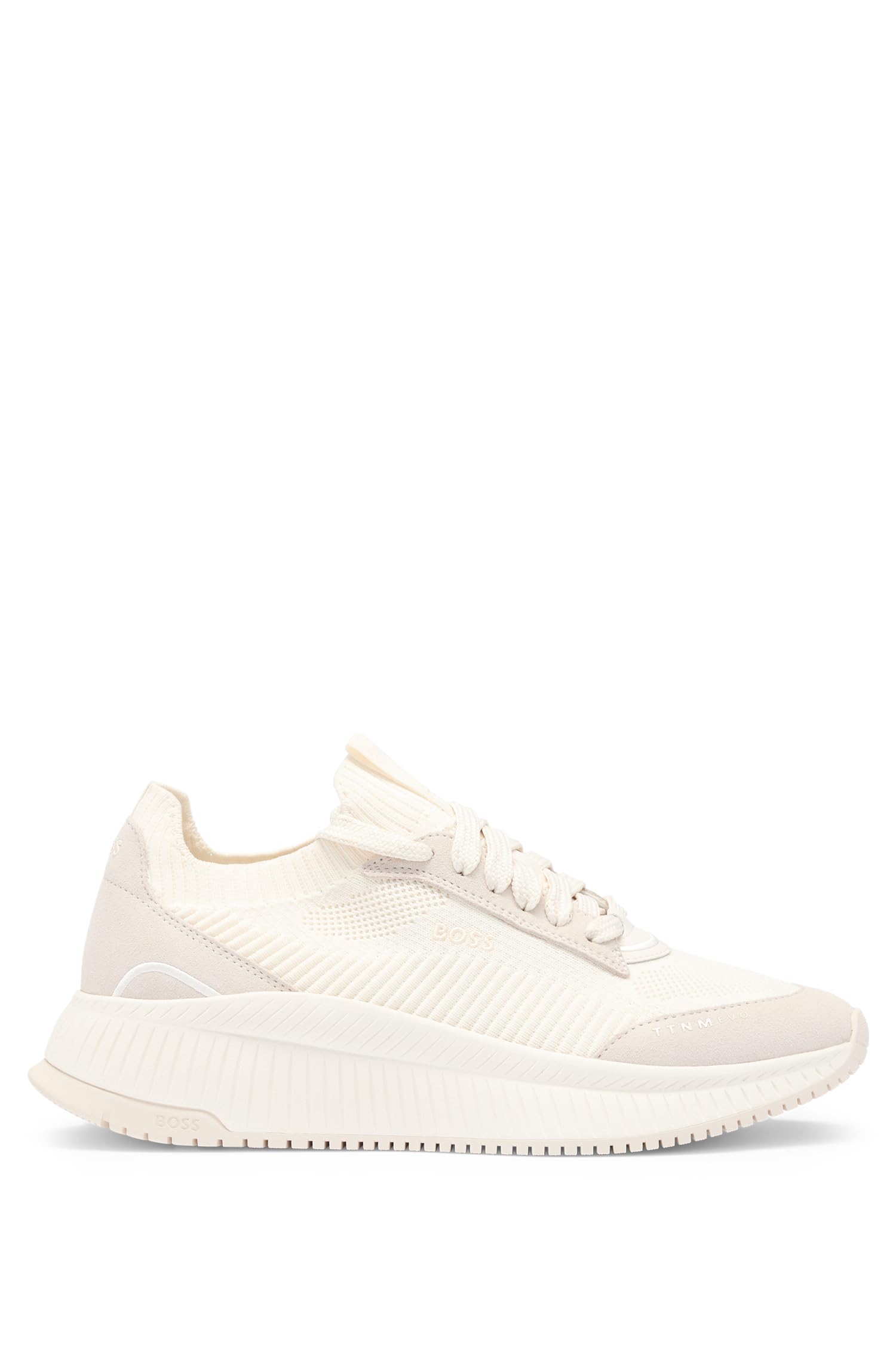 BOSS TTNMEVO_Slon_lowkn, Zapatillas Mujer, Open White118, 37 EU