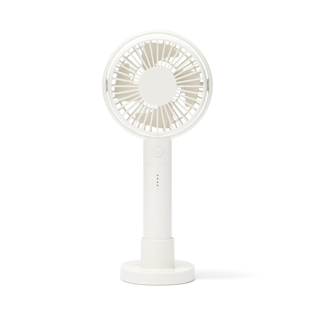 無印良品 MUJI 83926007 Adjustable Angle Rechargeable Handy Fan, White/MJ-MH4-WH