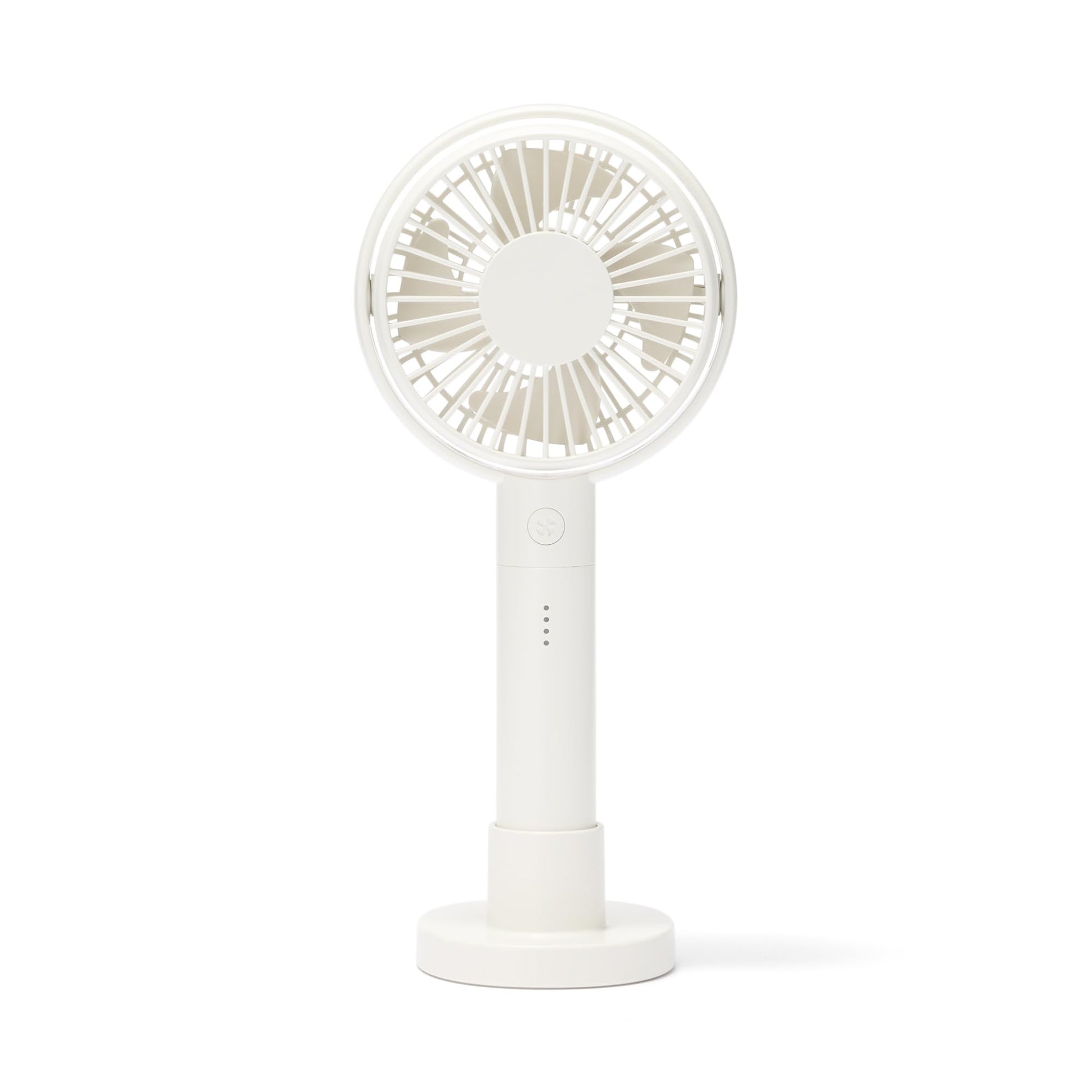 無印良品 MUJI 83926007 Adjustable Angle Rechargeable Handy Fan, White/MJ-MH4-WH