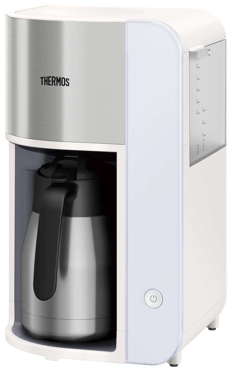 Thermos ECK-1000 WH Vacuum Insulated Pot Coffee Maker, 3.3 fl oz (1 L), White