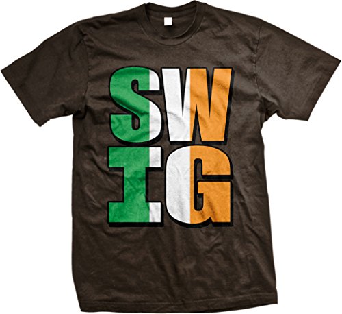 NOFO Clothing Co Swig, St. Patrick's Day, Seven Drunken Nights Men's T-Shirt