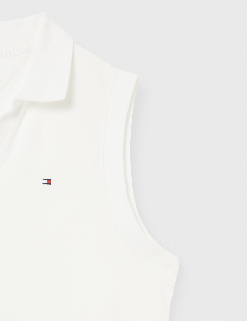 Tommy Hilfiger Vestido Polo para Mujer, Blanco (TH Optic White), XL