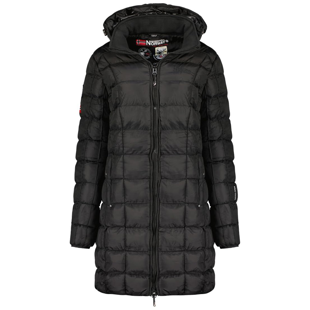 Geographical Norway Babette Lady Long Parka de Mujer, Noir, L
