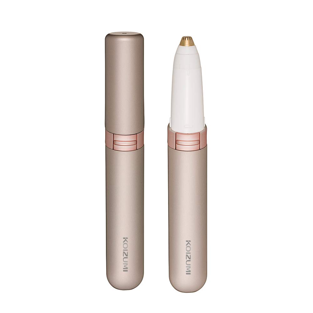 Koizumi KLC-0740/N Mayu Shaver, Mini Rotating Blade, Gold