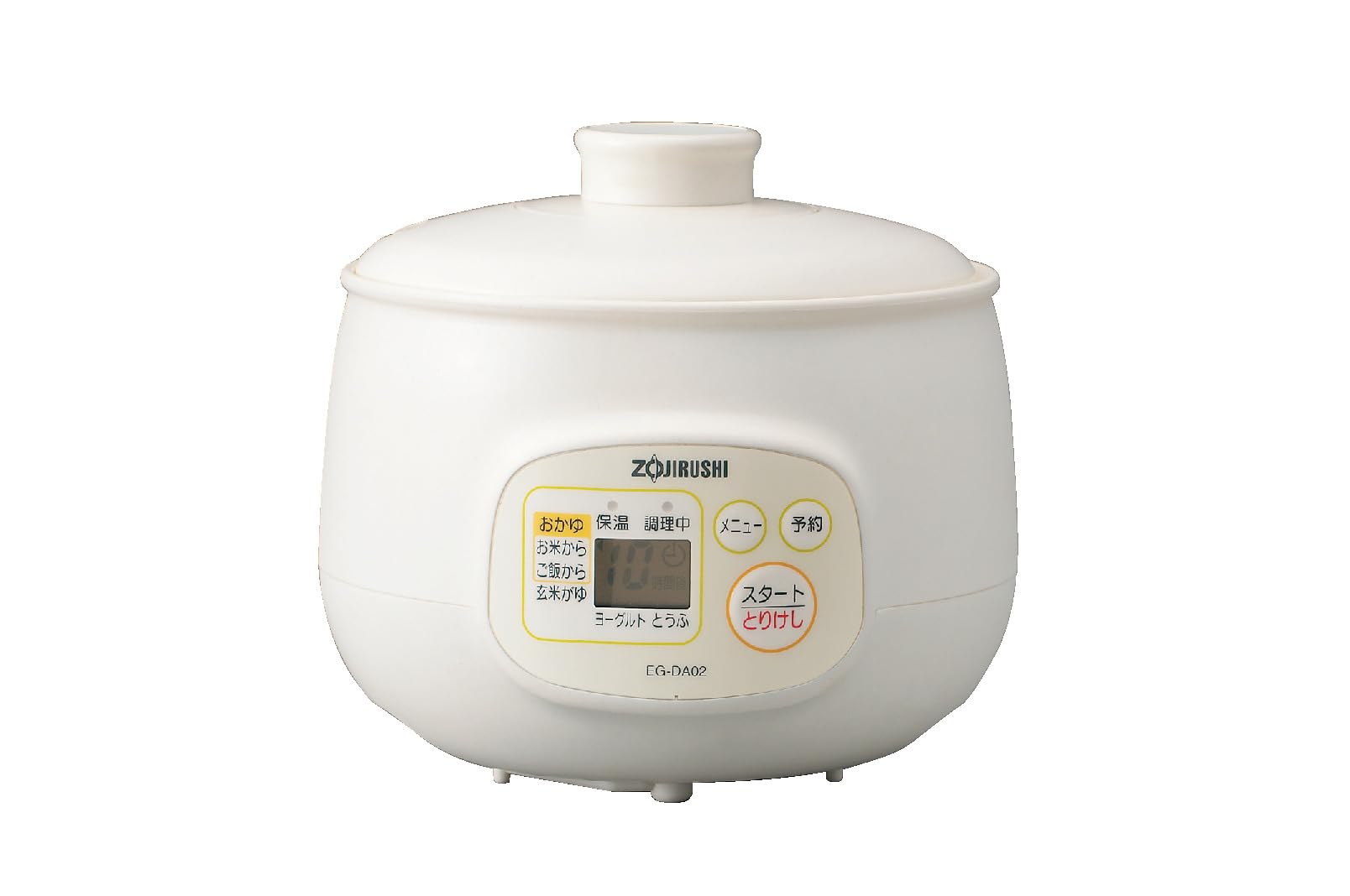 Zojirushi Microcomputer Porridge Maker Cup 5 Cups of EG-DA02-WB White by Zojirushi