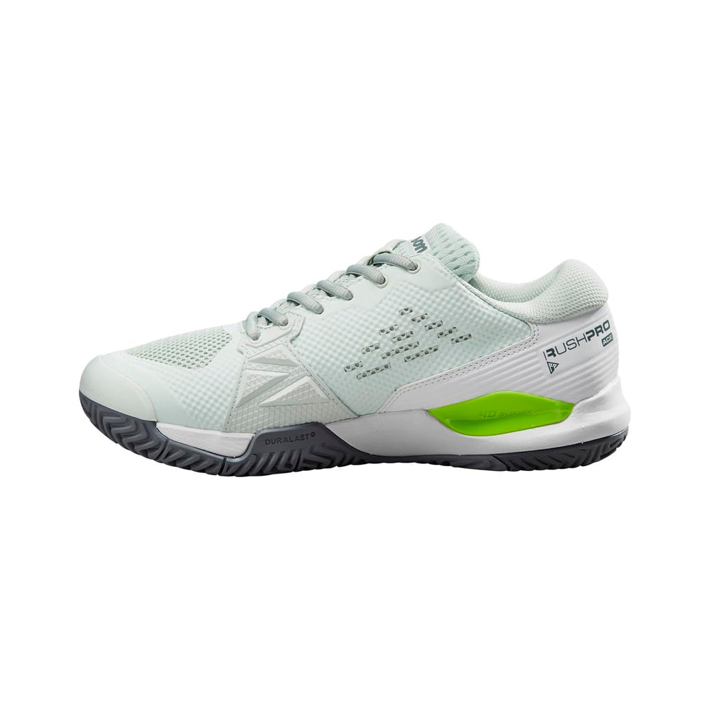 Wilson Rush Pro Ace, Tennis Shoe Mujer, Opal Blue/White/Jasmine Green, 40 EU