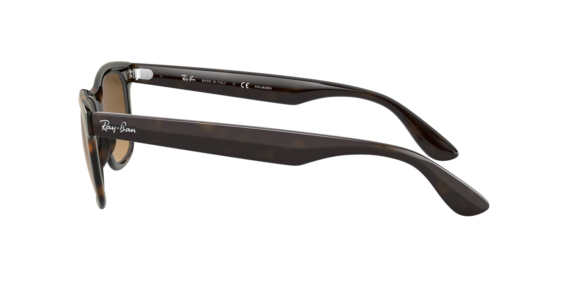 Ray-Ban RB4640 Square Sunglasses, Light Havana/Polarized Brown Gradient, 50 mm