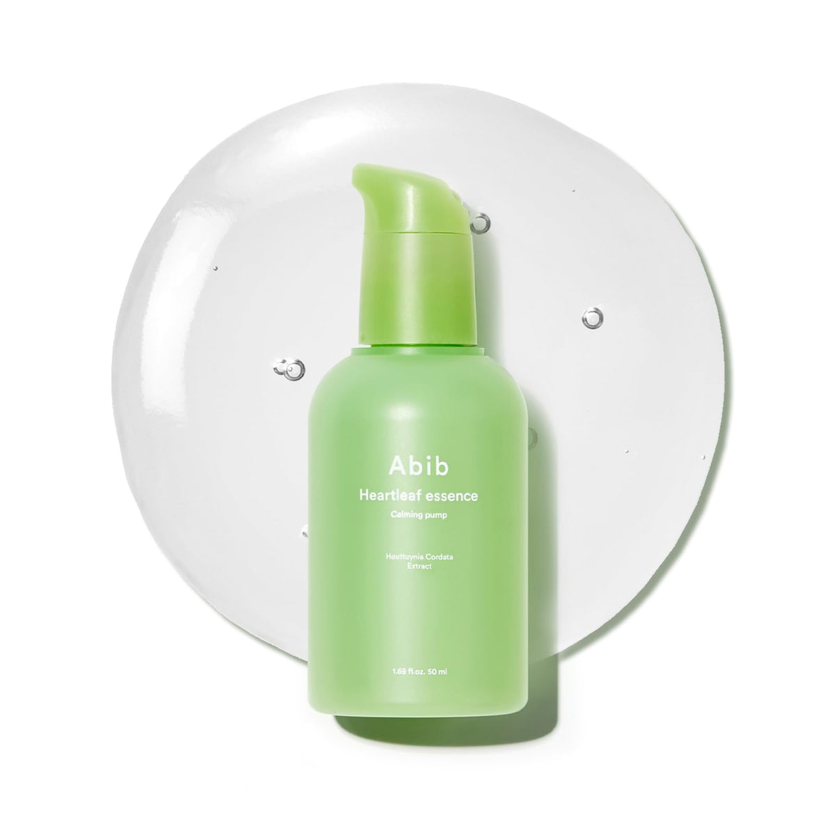 Abib Heartleaf Essence Calming Pump 1.69 fl oz / 50ml I Essence for Face, Soothing, Hydrating, Pore care, Sensitive skin, Acne skin, Pimple, Relief Instant, Sunburn, Blackhead