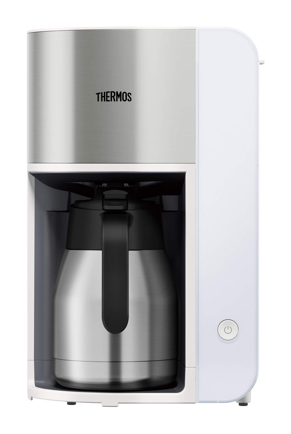 Thermos ECK-1000 WH Vacuum Insulated Pot Coffee Maker, 3.3 fl oz (1 L), White