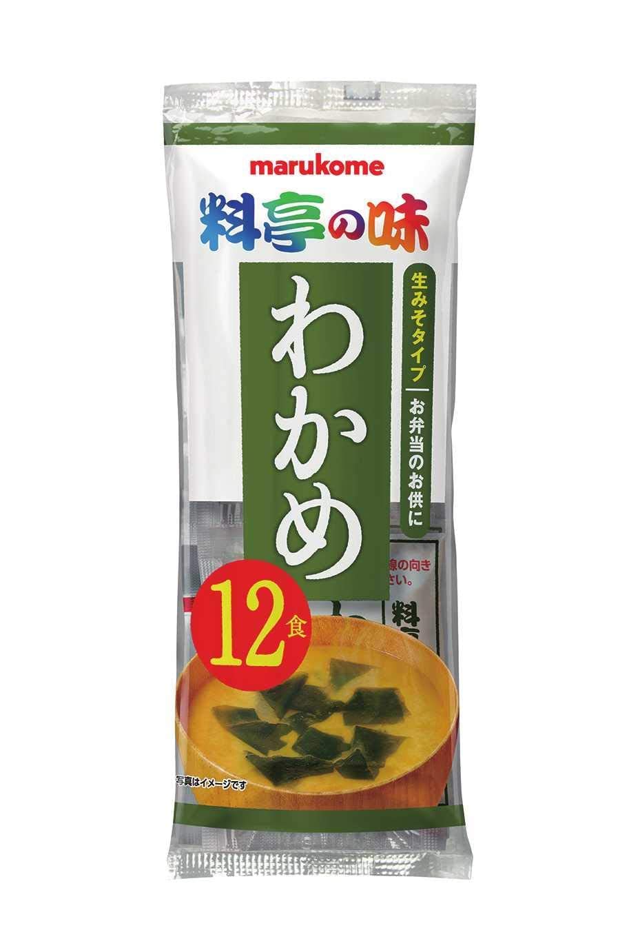 Taste seaweed 12 meals ~ 12 bags of Marukome raw miso soup restaurant
