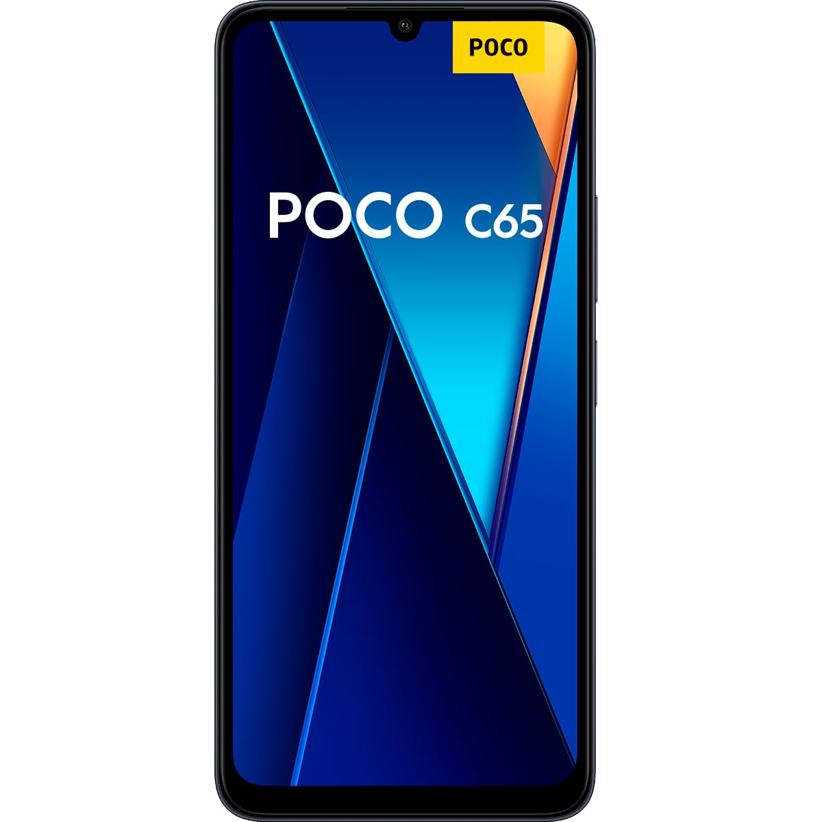 Xiaomi POCO C65 Smartphone hörlurar, 8 256 GB mobiltelefon utan kontrakt, 6,74 tum 90 Hz skärm, 5 000 mAh, 18 W snabb laddning, 50 MP AI trippelkamera, svart (DE version + 2 års garanti)