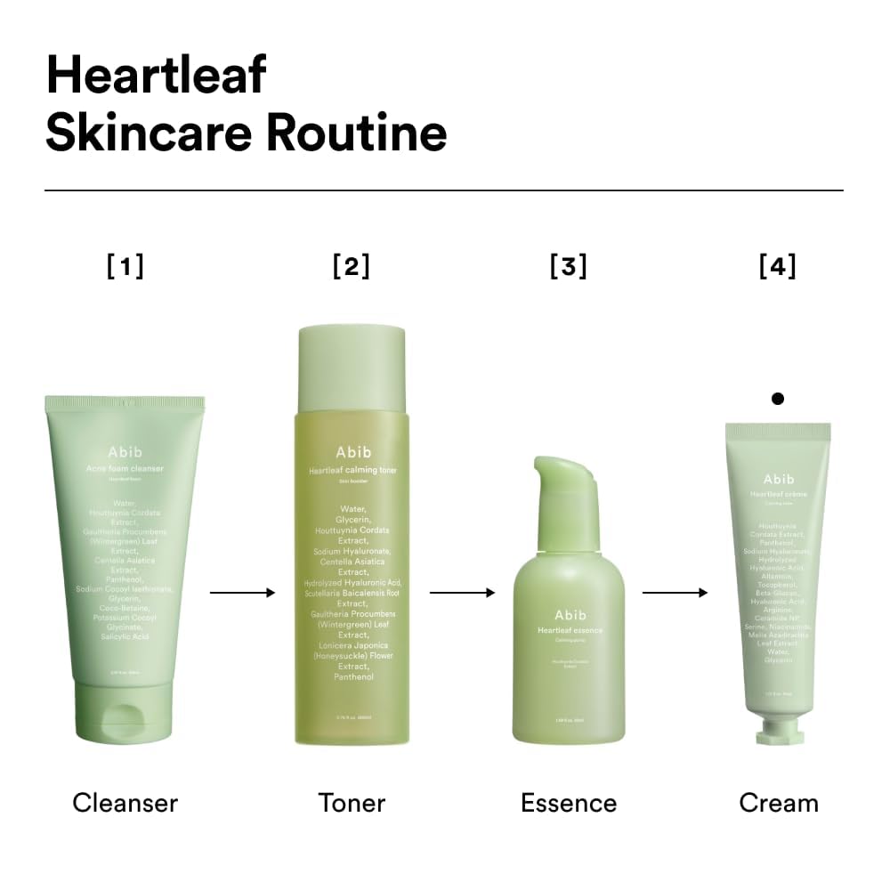 Abib Heartleaf Cream Calming Tube 2.53 fl oz I Korean Skincare Moisturizer for Soothing, Redness