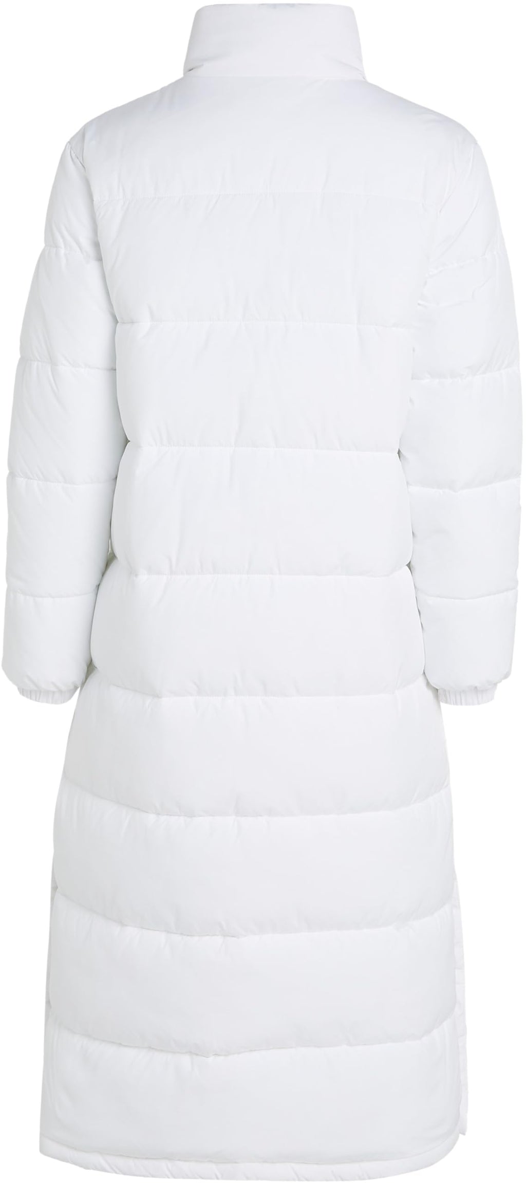 Tommy Jeans Abrigo de Plumas Mujer Maxi Essential Puffer Hasta Las Rodillas, Blanco (White), XS