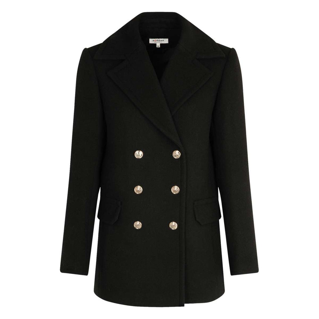 Morgan - Abrigo para mujer (talla 38), color negro, Negro, 38