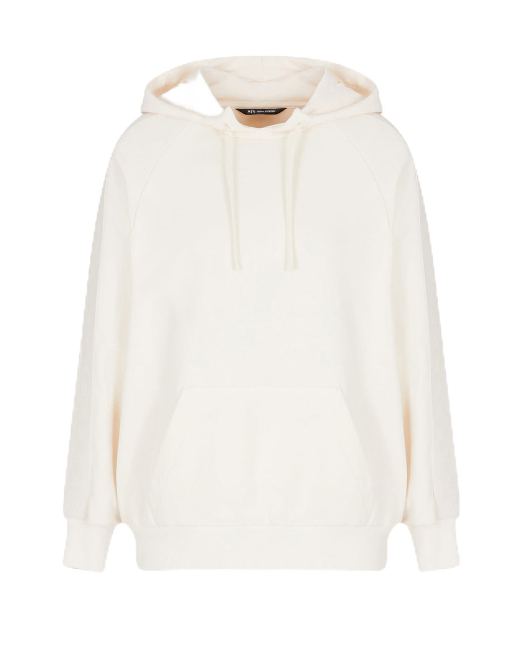 Armani Exchange Arte Sella, Monogram Tape Detail Sudadera con Capucha, ISO, S para Mujer