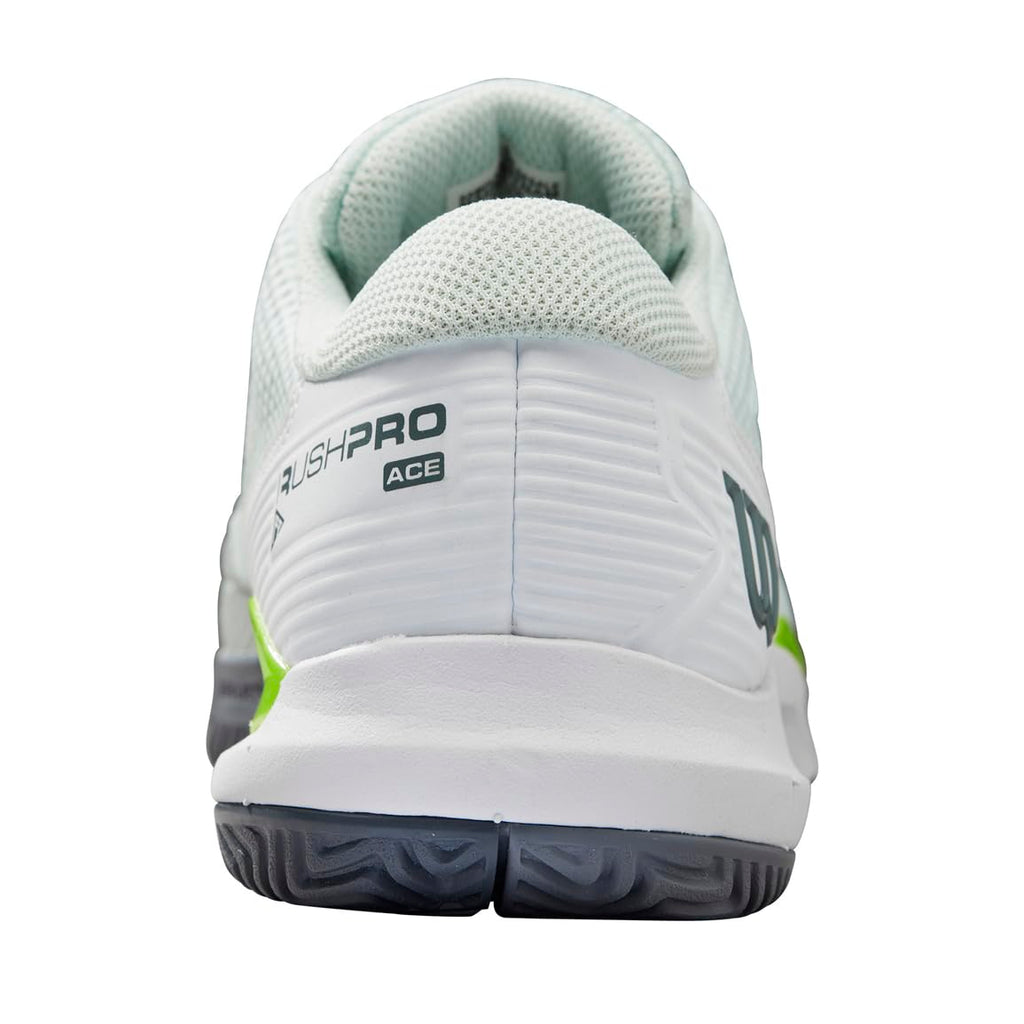 Wilson Rush Pro Ace, Tennis Shoe Mujer, Opal Blue/White/Jasmine Green, 40 EU