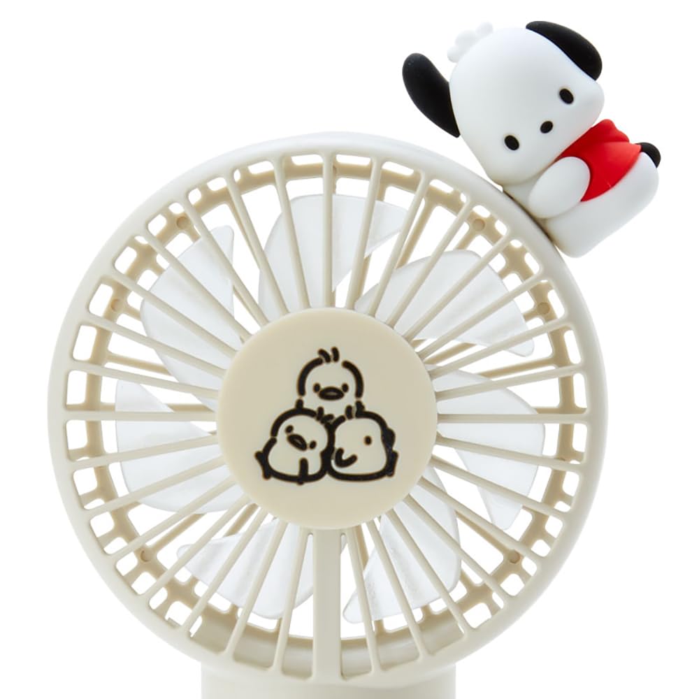Sanrio 212199 2-Way Fan Pochacco Pochacco 7.1 x 3.9 x 1.6 inches (18 x 10 x 4 cm), Character