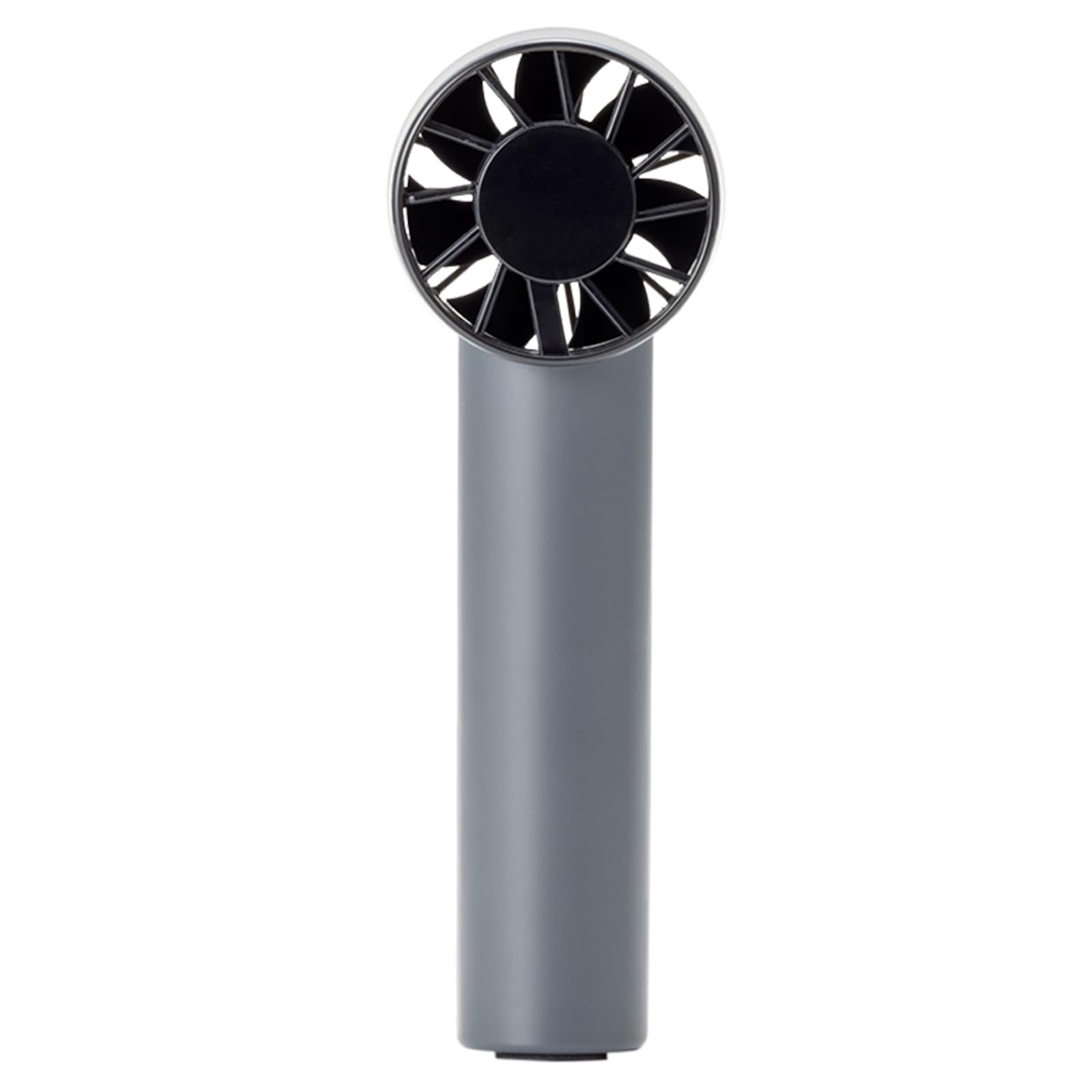 Topland Handy Fan Portable Fan, Small, Powerful, Display, Display, Carabiner Included, USB Charging, Type-C (Dark Gray) SF-HF25DG