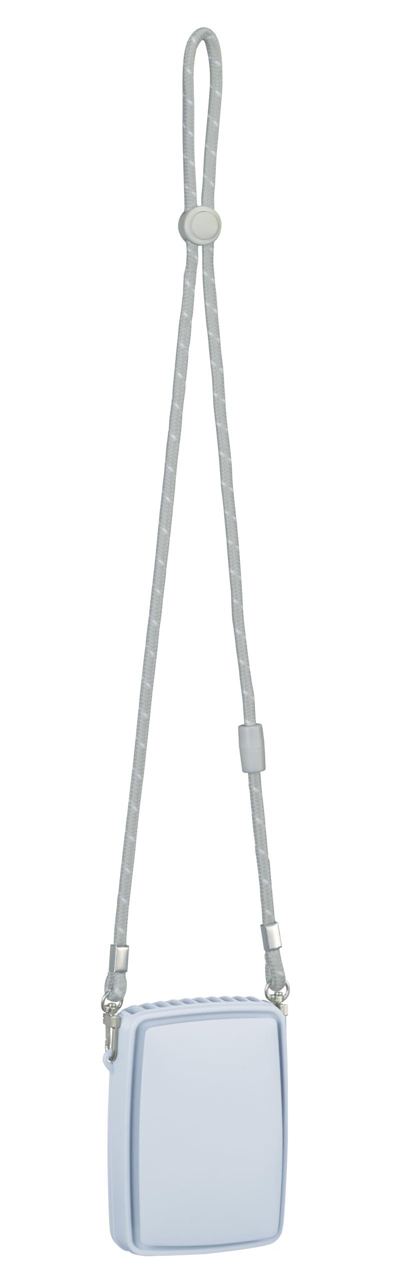 Greenhouse GH-FANSIG-BL Empty Handed Neck Fan with 3 Levels of Air Flow with Clip for Parasol, Type-C Blue