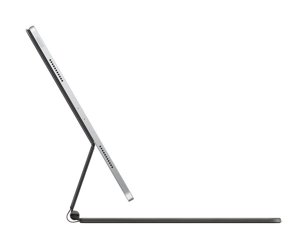 Apple Magic Keyboard: iPad Keyboard and case for iPad Pro 12.9 inch (3rd, 4th, 5th and 6th gen) and iPad Air (M2), Great Typing Experience, Built-in trackpad, French - White