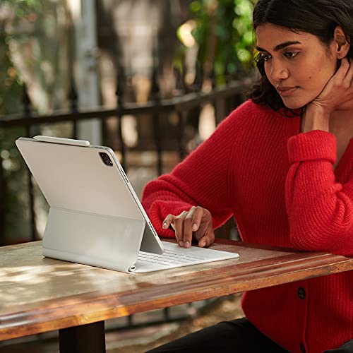 Apple Magic Keyboard: iPad Keyboard and case for iPad Pro 12.9 inch (3rd, 4th, 5th and 6th gen) and iPad Air (M2), Great Typing Experience, Built-in trackpad, British English - Black