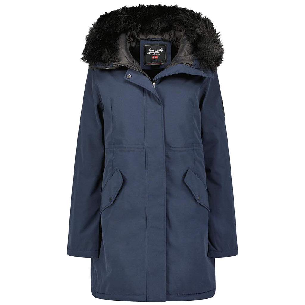 Geographical Norway Basiline Lady Parka de Mujer, Noir, M