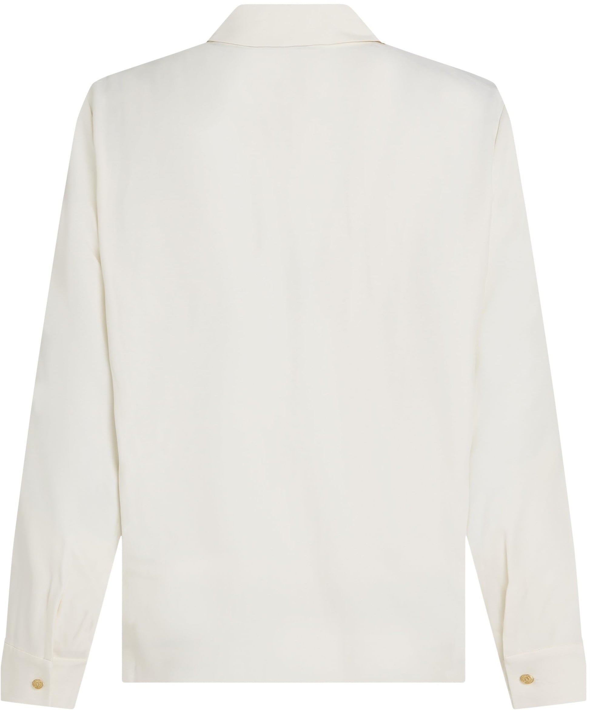 Tommy Hilfiger Camisa Mujer Soft Viscose Regular Fit, Marfil (Ivory Petal), 40