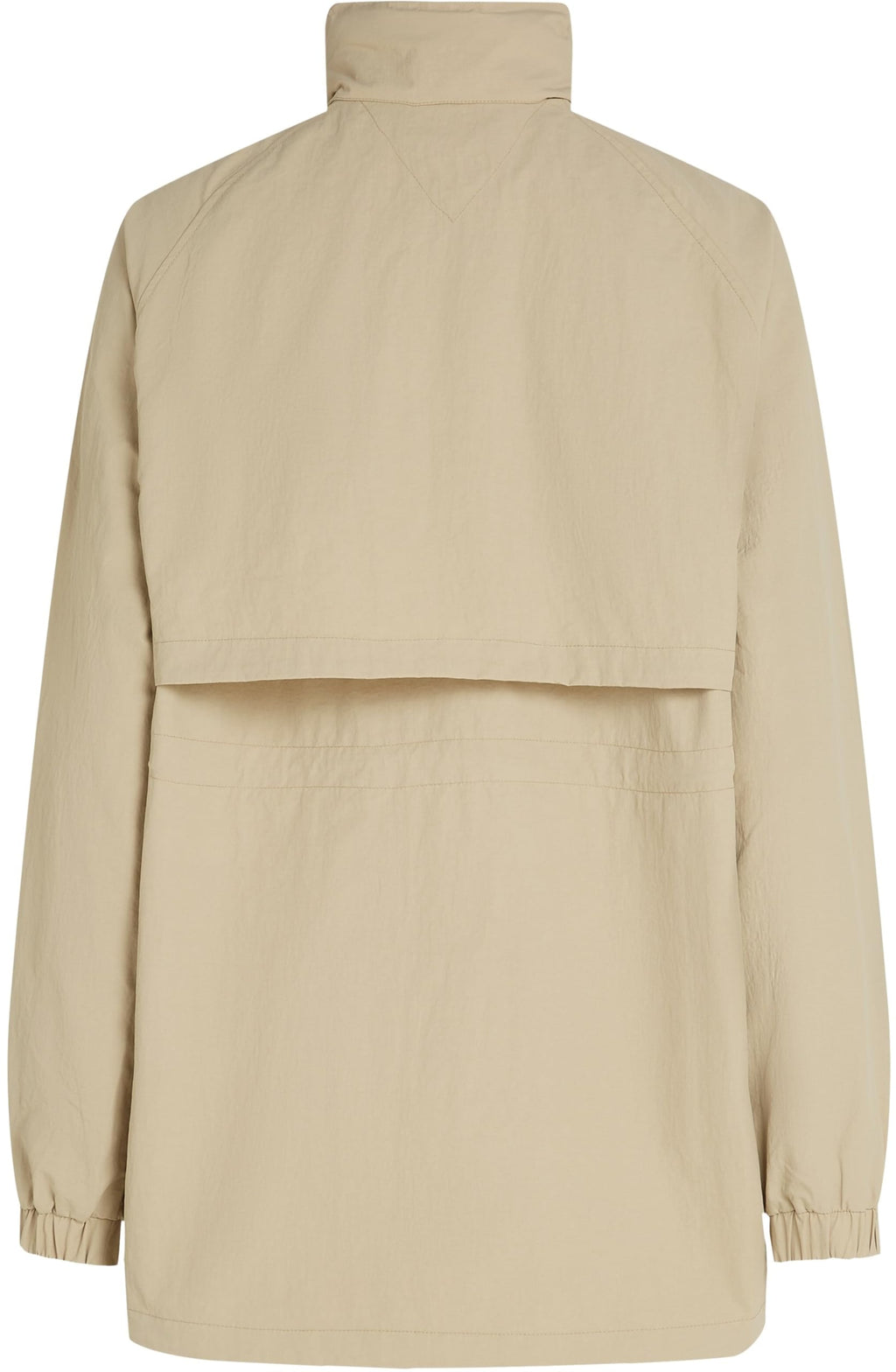 Tommy Hilfiger Cortavientos Mujer Nylon Crinkle Regular Fit, Beige (Sandalwood), L