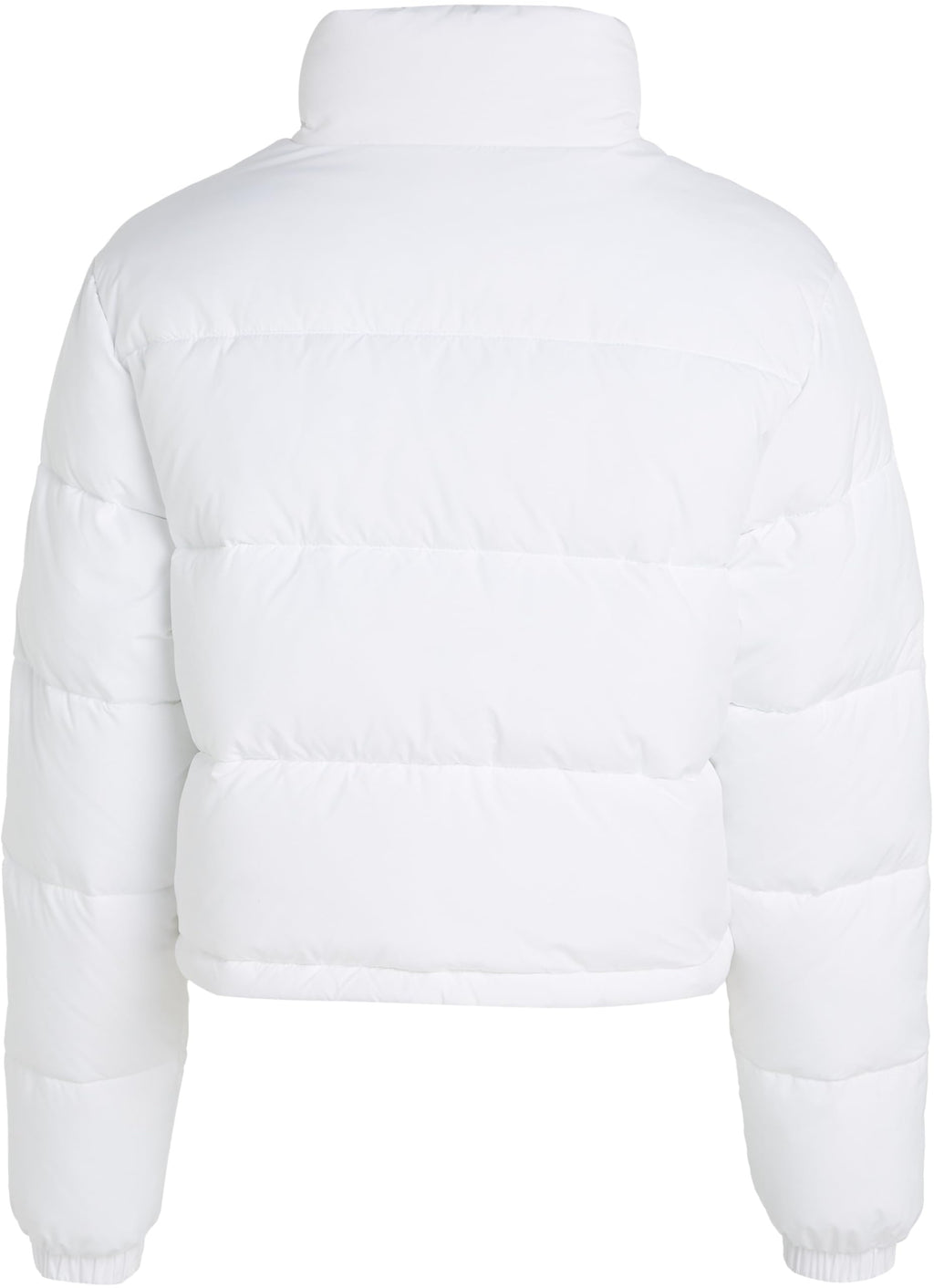Tommy Jeans Cazadora Acolchada Mujer Cropped Essential Puffer Corta, Blanco (White), S