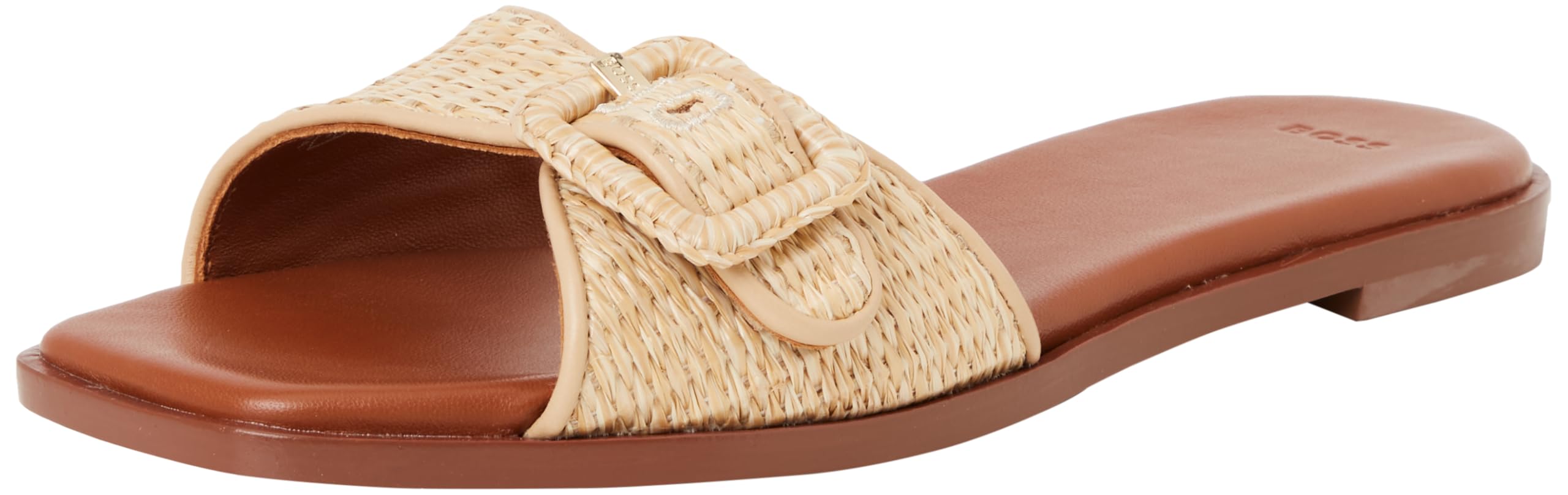 BOSS Charlize_Slid10_RFBK, Deslizar Mujer, Light Beige, 37 EU