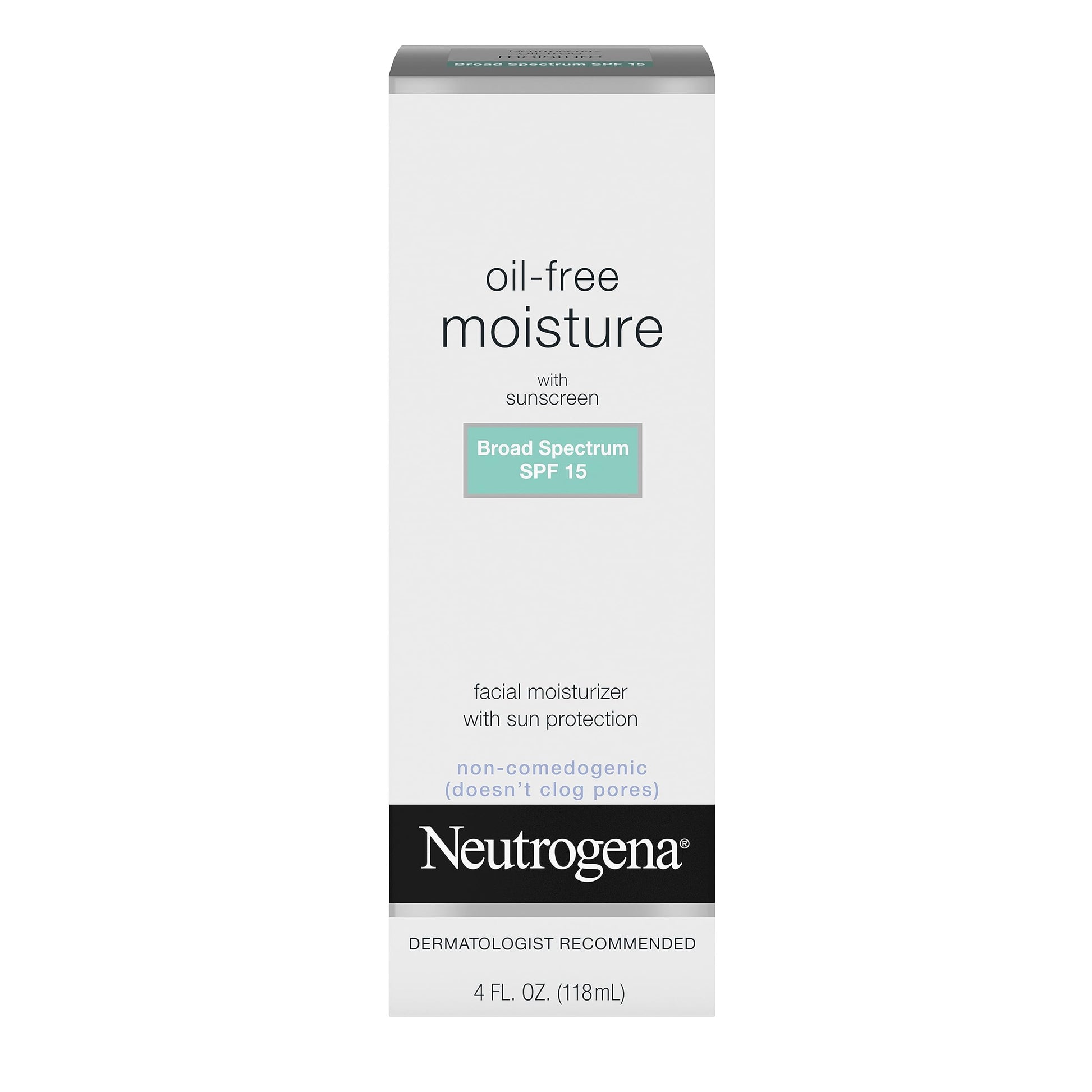 Neutrogena Oil-Free Moisture With Broad Spectrum Spf 15 Sunscreen, 4 Fl. Oz.