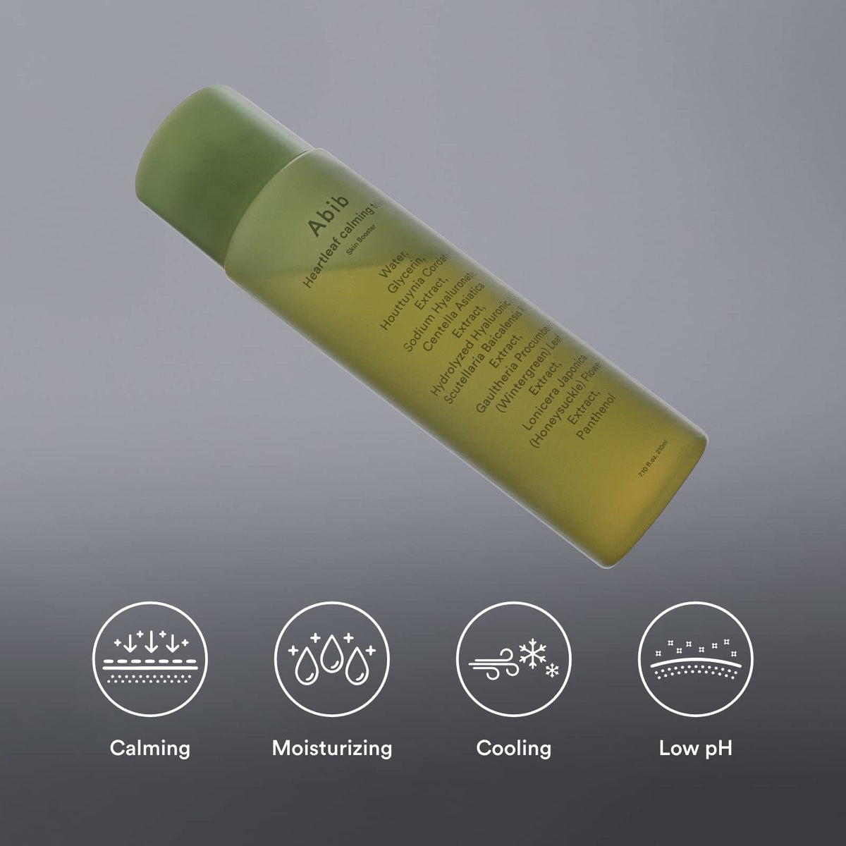 Abib Toner Skin Booster (Heartleaf) 7.1 fl oz / 210ml I Korean Skin Care for Senstive Skin