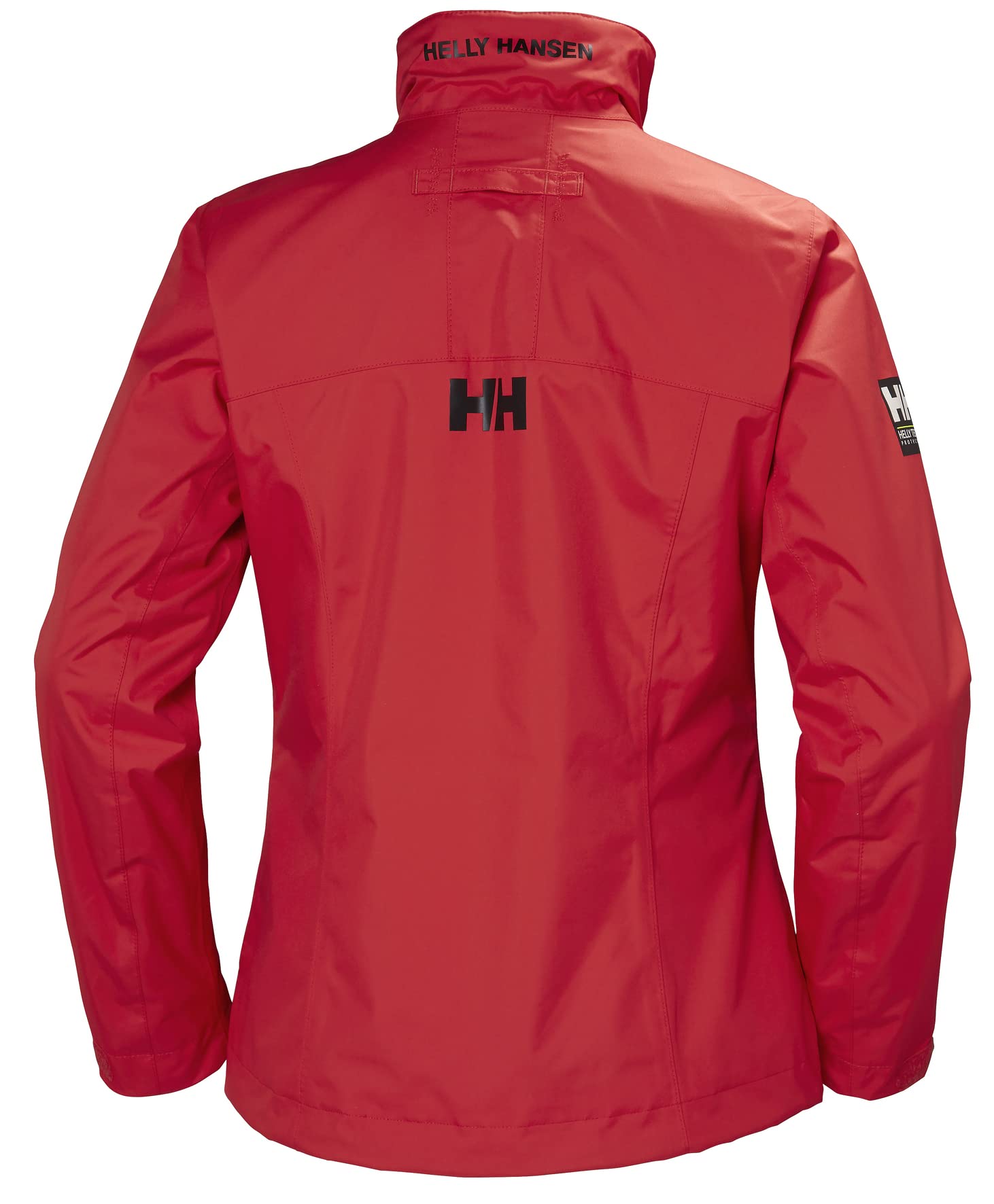 Helly Hansen Women's W Crew Midlayer Waterproof Windproof Breathable Sailing Jacket, Red, L