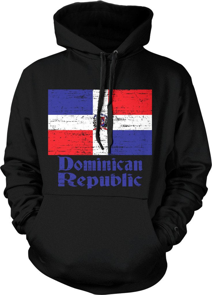 NOFO Clothing Co Flag of Dominican Republic, Dominican Pride Hooded Sweatshirt