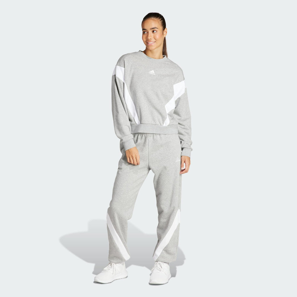 adidas Mujer Laziday Track Suit, Medium Grey Heather, L