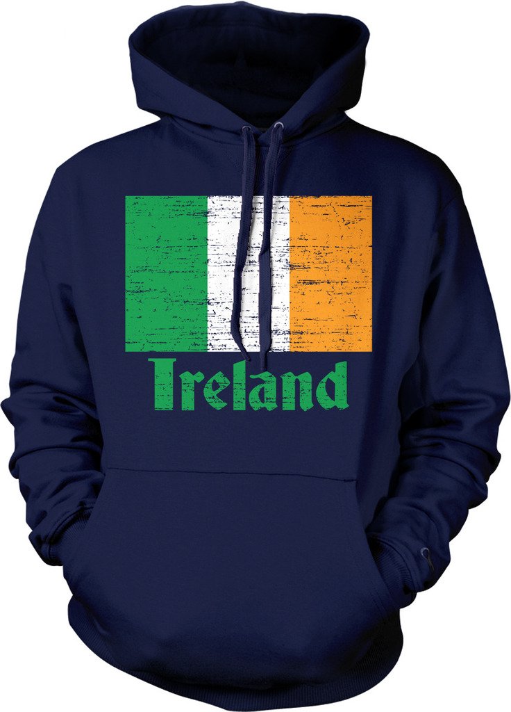 NOFO Clothing Co Flag of Ireland, Irish Flag, EIRE Pride Hooded Sweatshirt
