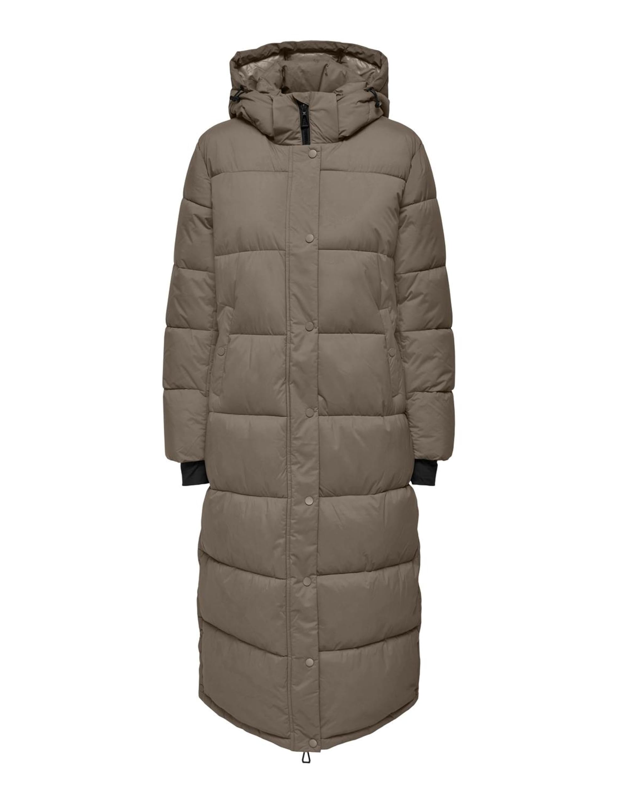 ONLY Onlann Premium Puffer Coat X-Long Otw Abrigo, marrón, L para Mujer