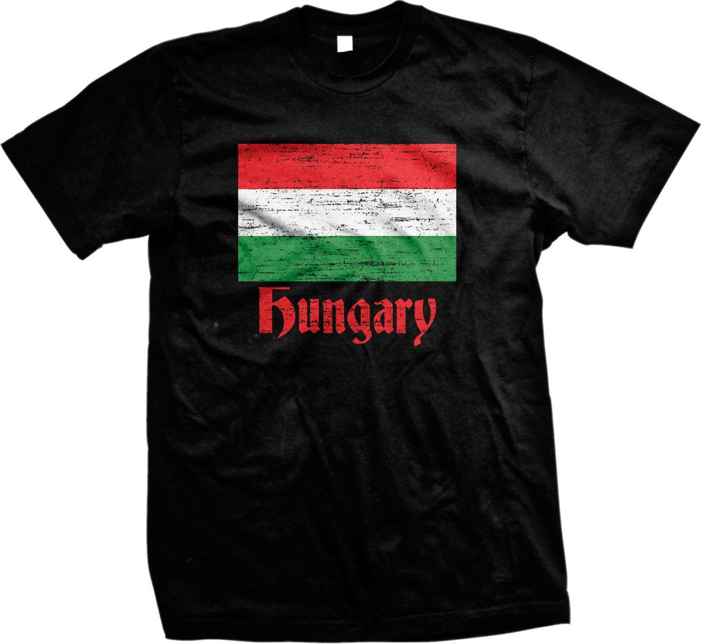 NOFO Clothing Co Flag of Hungary, Hungarian Flag, Himnusz Men's T-Shirt